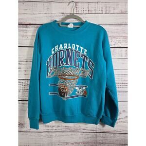 Vintage Charlotte Hornets Crewneck Tultex Size Large